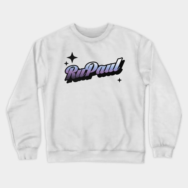 RuPaul - Retro Classic Typography Style Crewneck Sweatshirt by Decideflashy